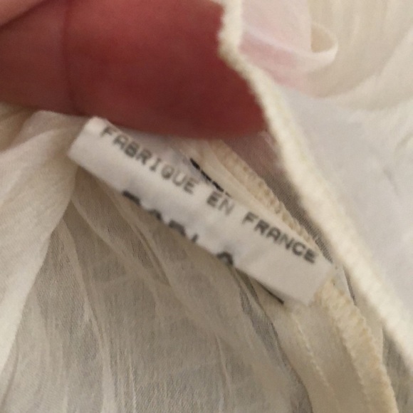 Sandro Blouse lace sleeves - Picture 7 of 8